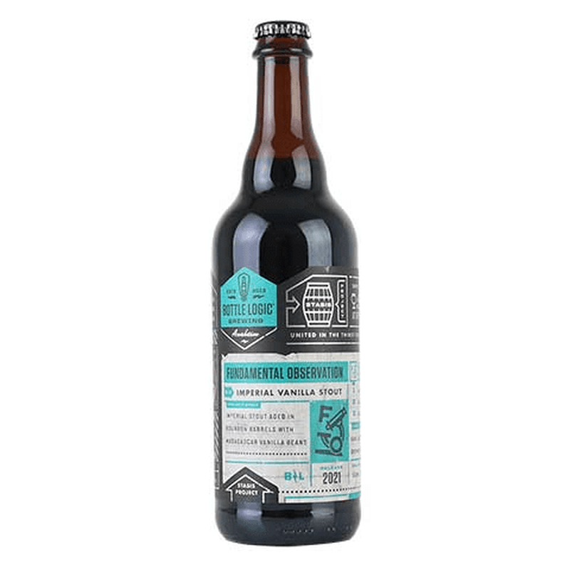 Bottle Logic Brewing Co. 10th Anniversary 'Fundamental Observation' Imperial Stout With Madagascar Vanilla Beans - LoveScotch.com