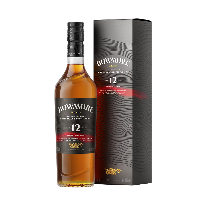 Bowmore 12 Year Old Sherry Oak Cask Single Malt Scotch Whisky - LoveScotch.com