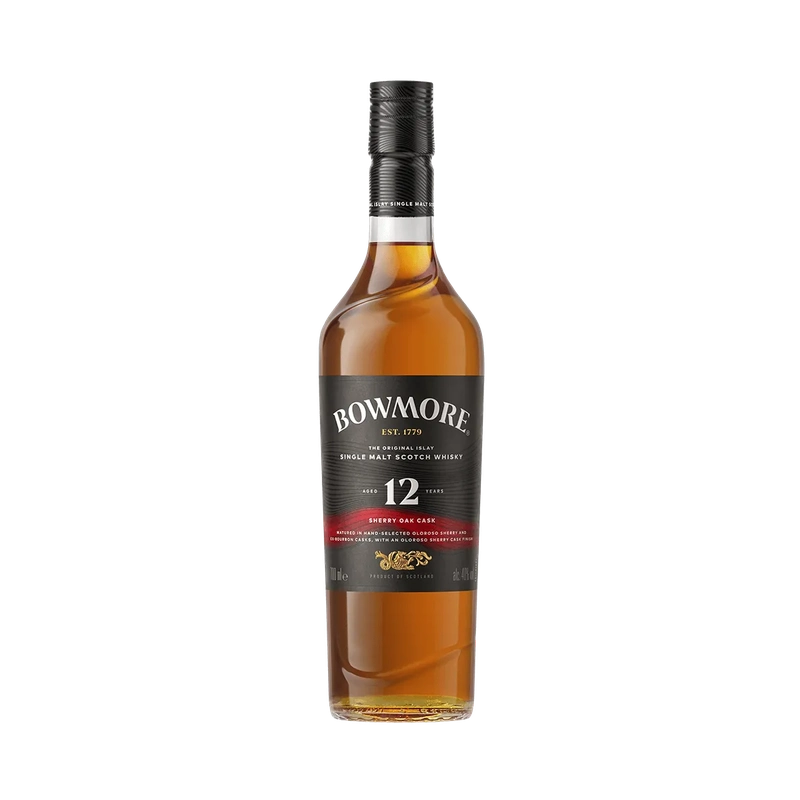 Bowmore 12 Year Old Sherry Oak Cask Single Malt Scotch Whisky - LoveScotch.com