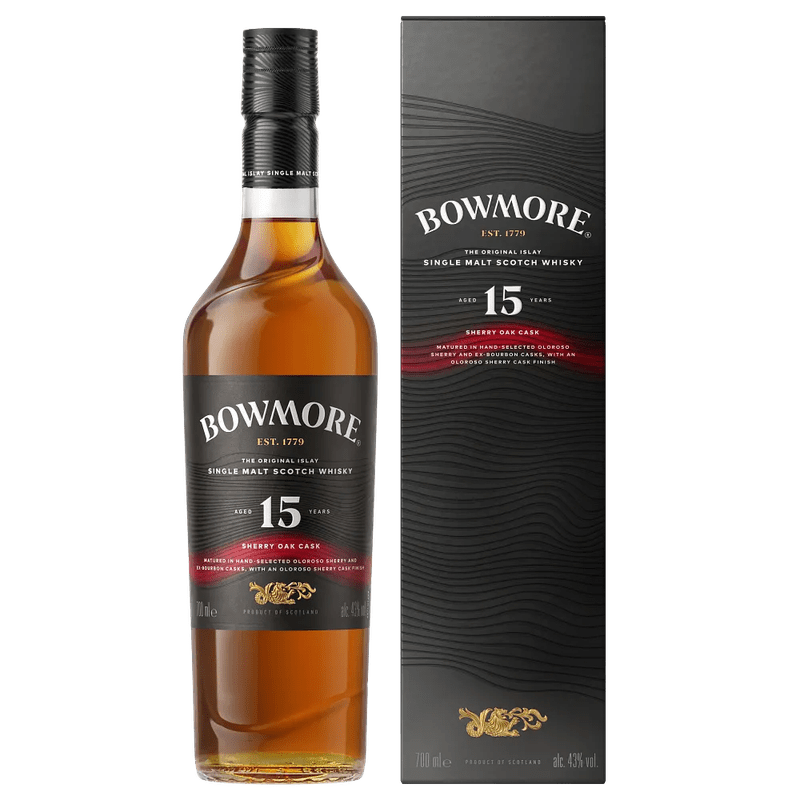 Bowmore 15 Year Old Sherry Oak Cask Single Malt Scotch Whisky - LoveScotch.com