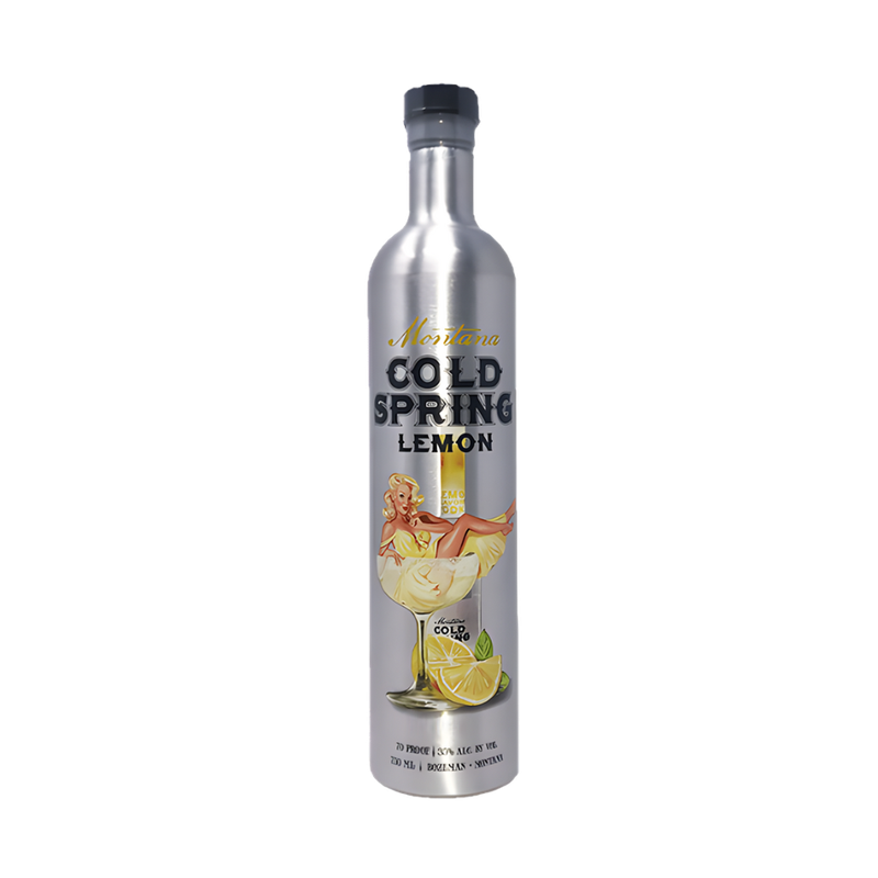 Bozeman Spirits Montana Cold Spring Lemon Flavored Vodka Aluminum Bottle - LoveScotch.com