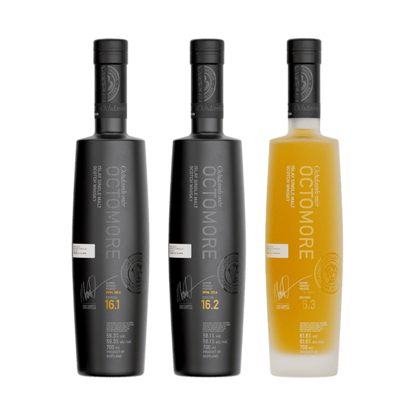 Bruichladdich Octomore Whisky Bundle - 16 Series – LoveScotch.com