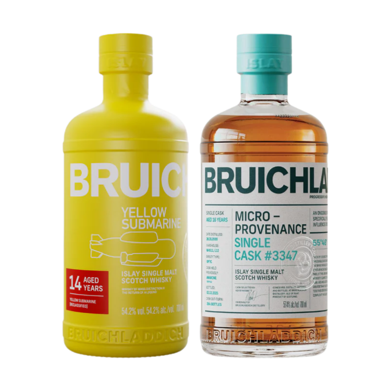 Bruichladdich Yellow Submarine III and Micro Provenance Amarone Cask Bundle - LoveScotch.com
