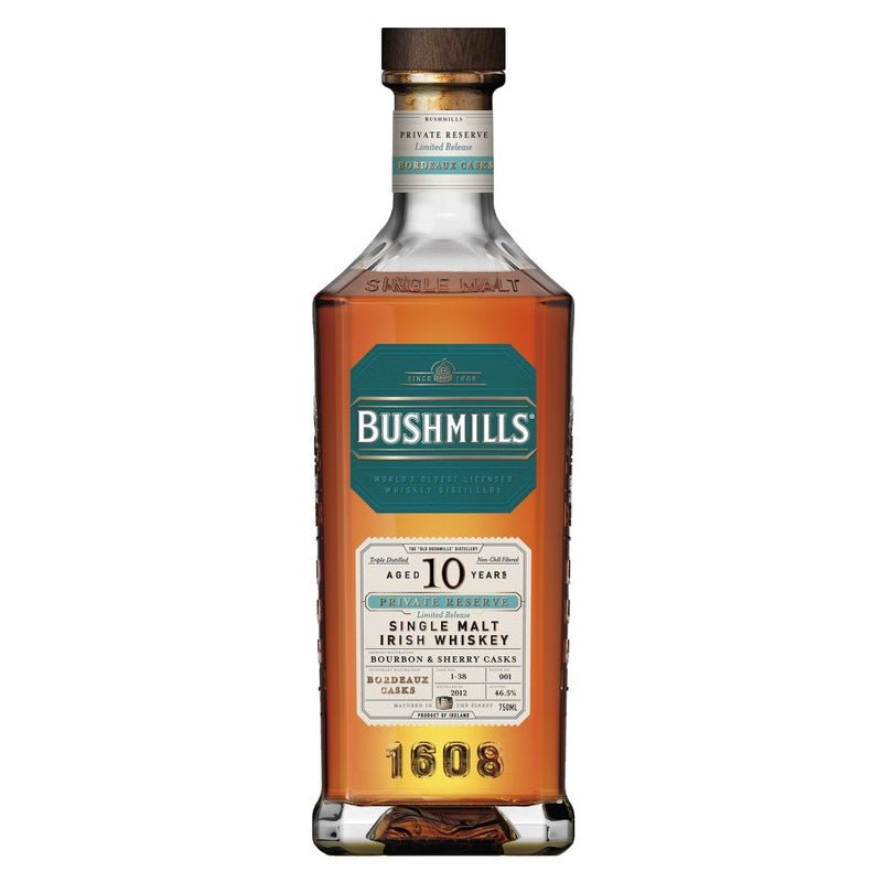 Bushmills 10 Year Old Private Reserve Bordeaux Cask Finish Irish Single Malt - LoveScotch.com