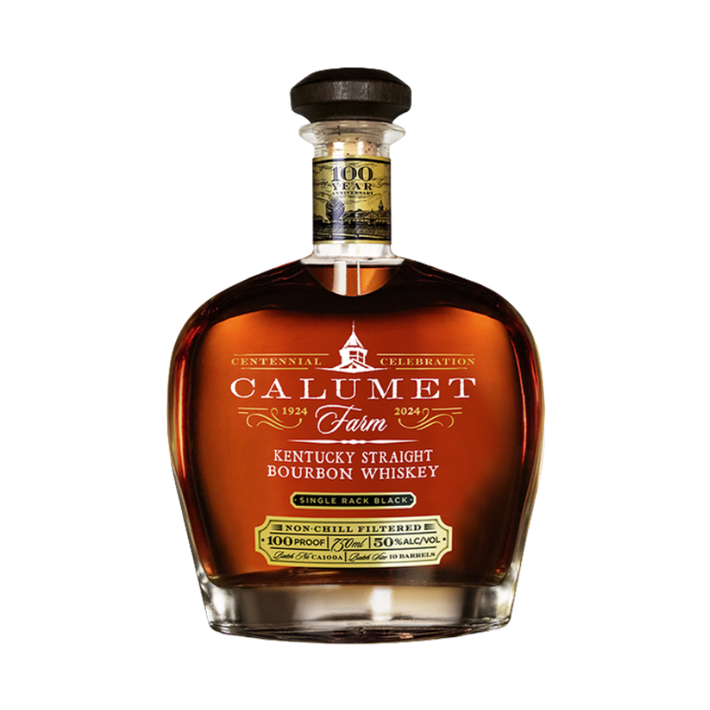 Calumet Farm Single Rack Black Centennial Kentucky Straight Bourbon Whiskey - LoveScotch.com