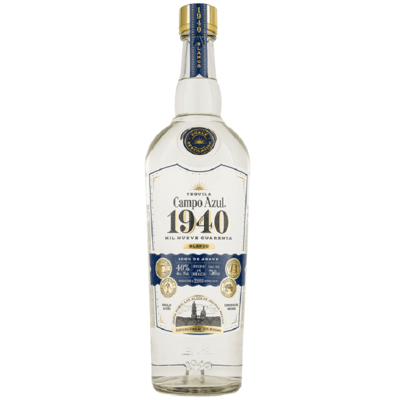 Campo Azul 1940 Blanco Tequila - LoveScotch.com