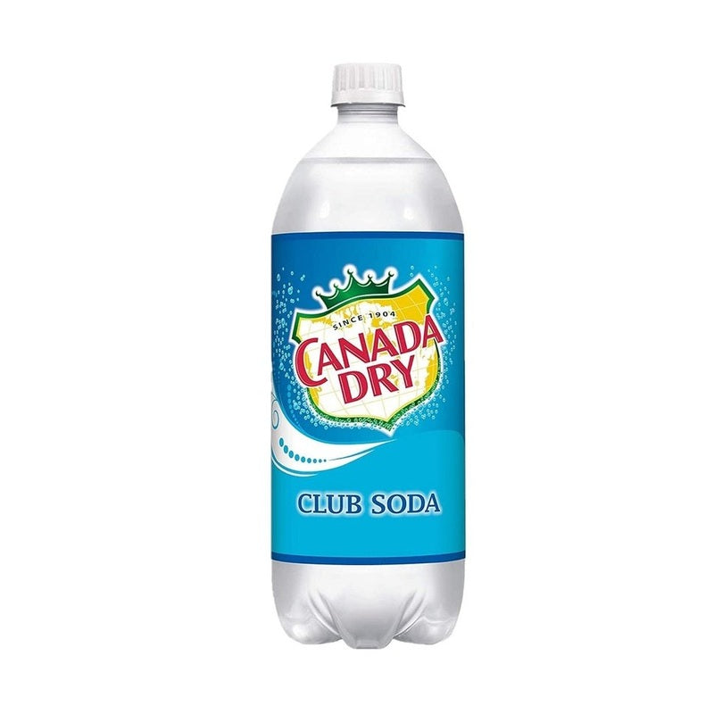 Canada Dry Club Soda Liter - LoveScotch.com