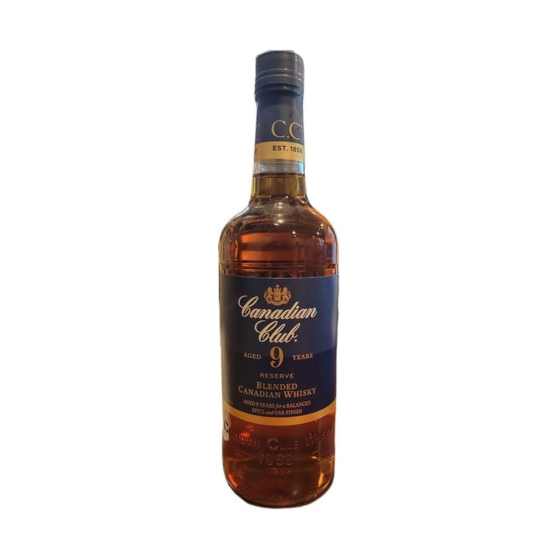 Canadian Club Reserve 9 Year Old Canadian Whisky 750ml bottle