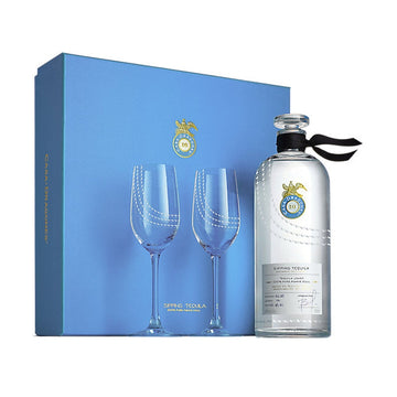 Casa Dragones Tequila Joven 750ml Gift Set with 2 Glasses product package