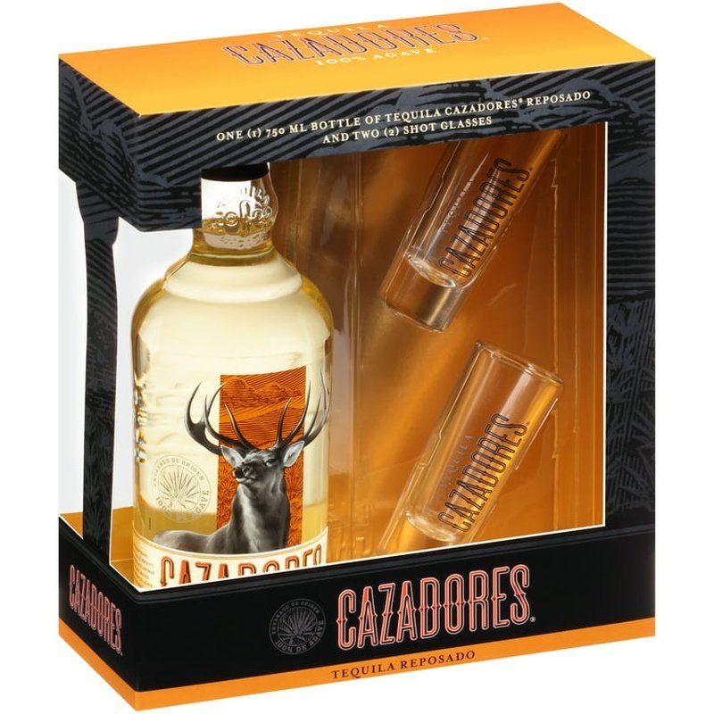 Cazadores Reposado Gift Set 2 Shot Glasses - LoveScotch.com