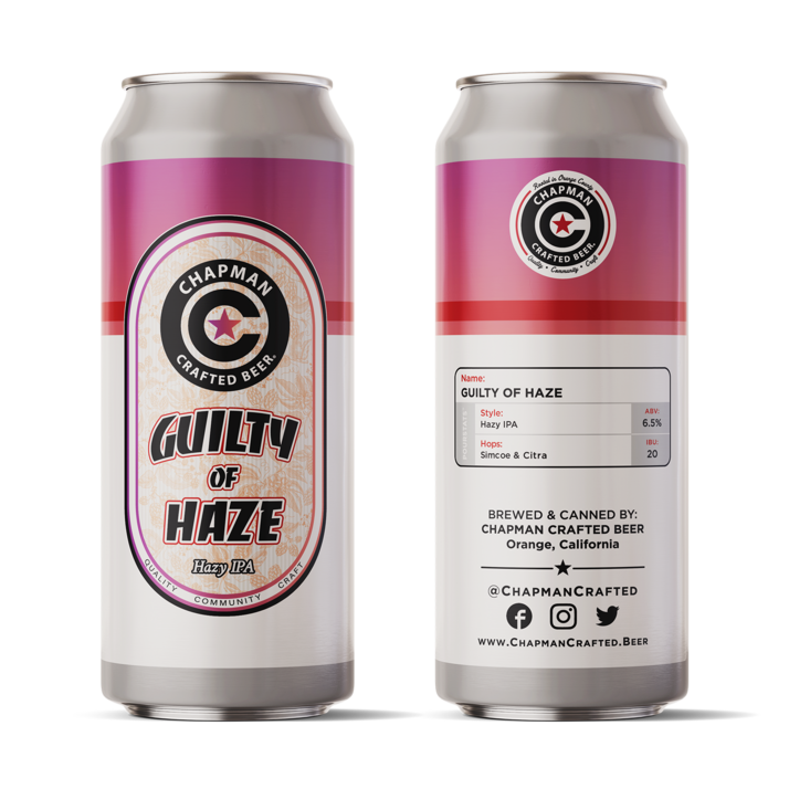 Chapman Crafted Beer Guilty of Haze Hazy IPA 4-Pack Cans - LoveScotch.com