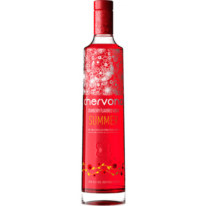 Chervona Summer Cranberry Flavored Vodka - LoveScotch.com