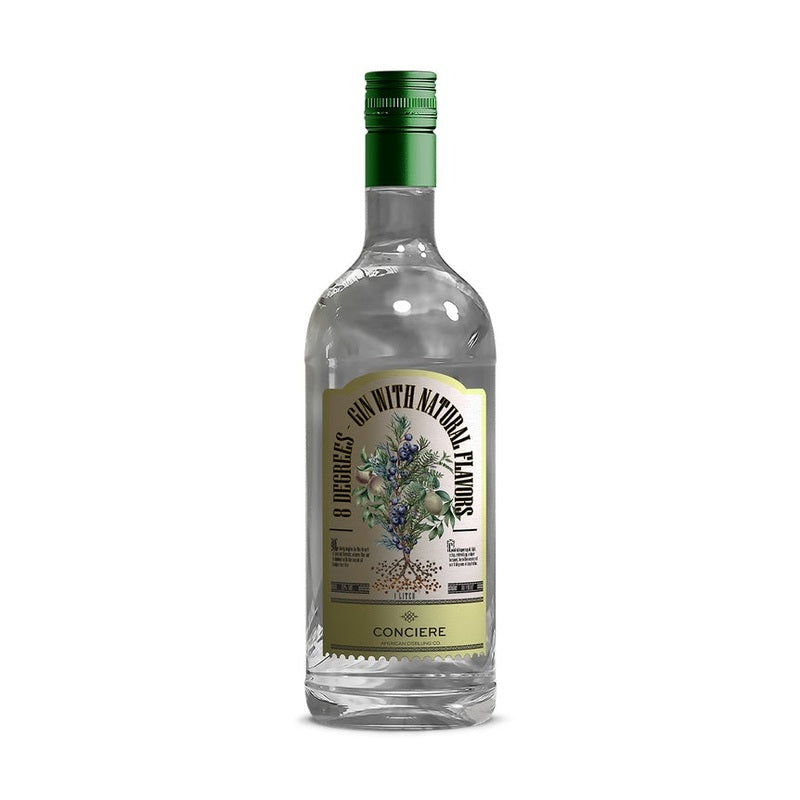 Conciere 8 Degrees Gin 1L bottle