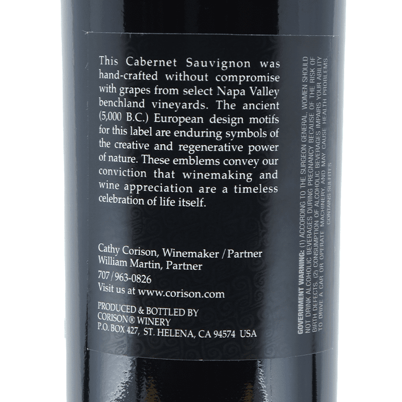 Corison Cabernet Sauvignon Napa Valley 2021 - LoveScotch.com