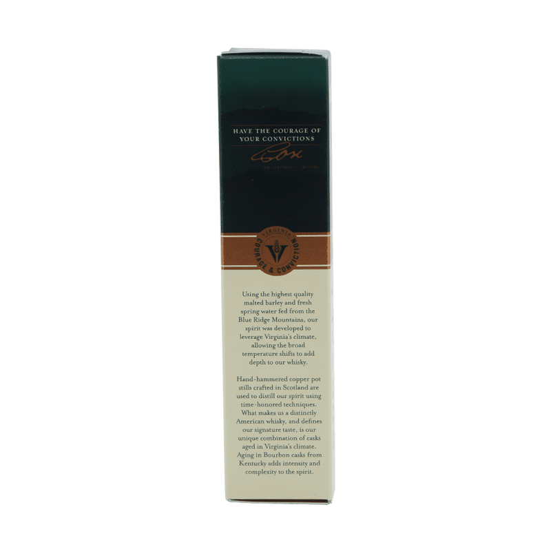 Courage & Conviction Bourbon Cask American Single Malt Whiskey 50ml - LoveScotch.com