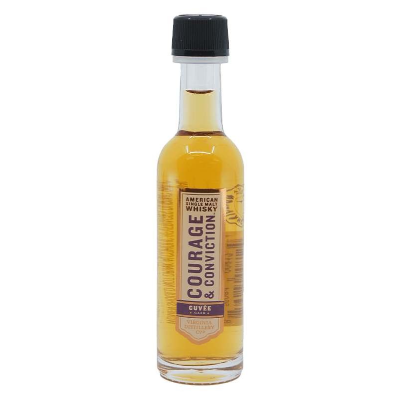 Courage & Conviction Cuvee Cask American Single Malt Whiskey 50ml - LoveScotch.com