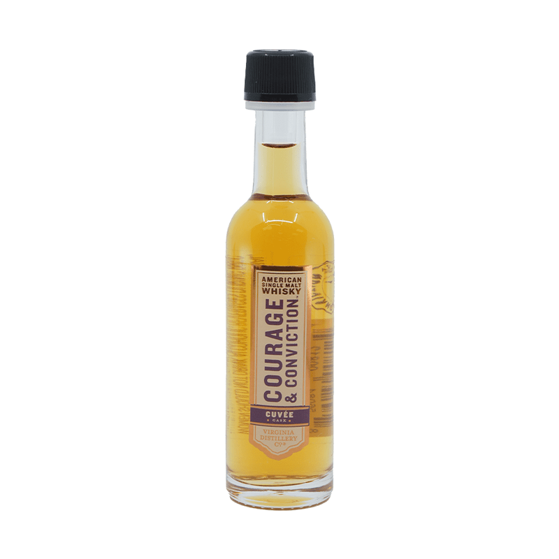 Courage & Conviction Cuvee Cask American Single Malt Whiskey 50ml - LoveScotch.com