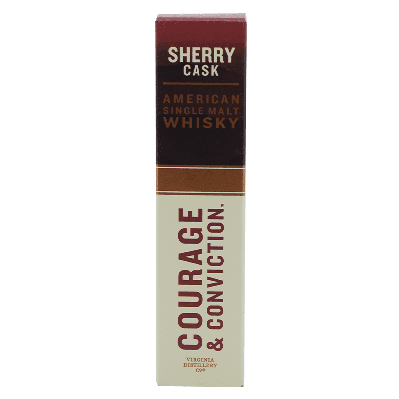 Courage & Conviction Sherry Cask American Single Malt Whiskey 50ml - LoveScotch.com