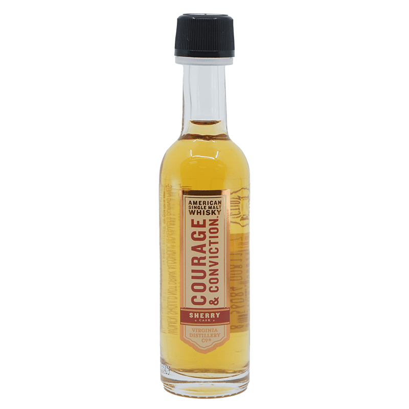 Courage & Conviction Sherry Cask American Single Malt Whiskey 50ml - LoveScotch.com