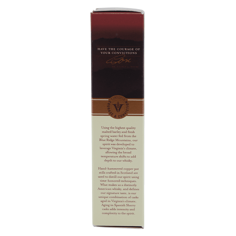 Courage & Conviction Sherry Cask American Single Malt Whiskey 50ml - LoveScotch.com