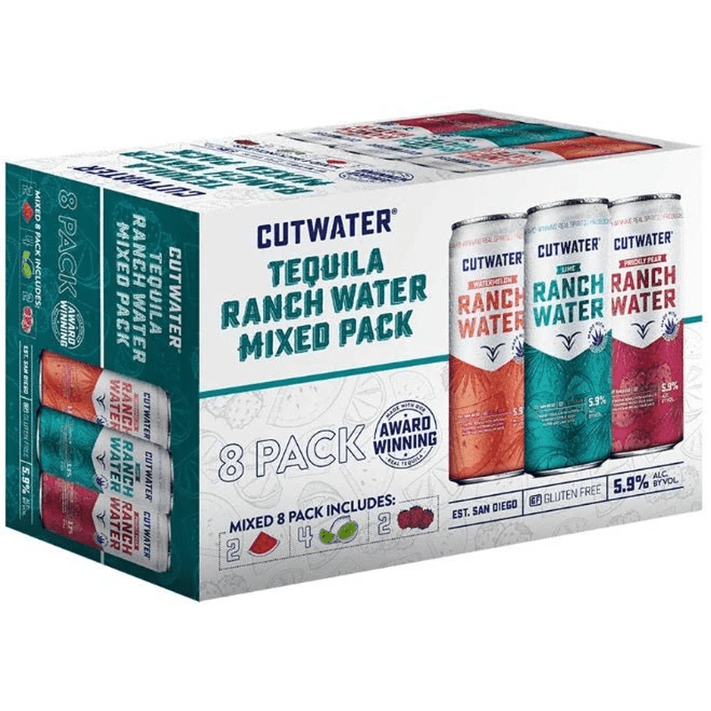 Cutwater 'Tequila Ranch Water' Mixed 8-pack - LoveScotch.com 