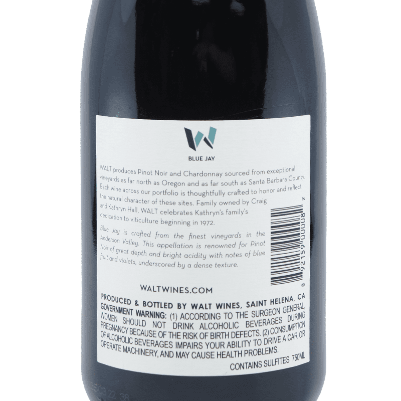 Walt Blue Jay Pinot Noir 2020 - LoveScotch.com