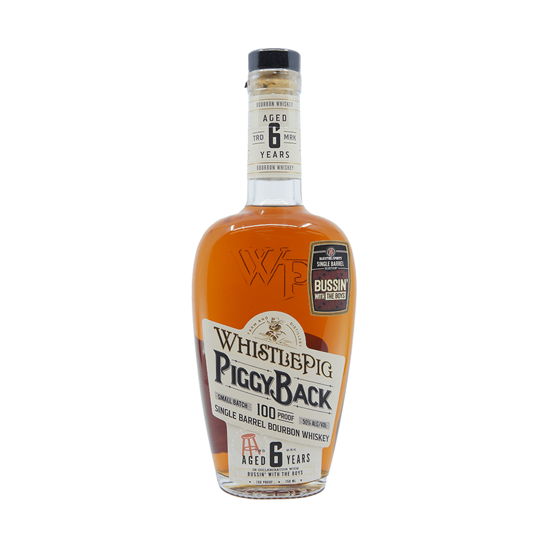 WhistlePig PiggyBack Bussin' With The Boys 6 Year Old Single Barrel Bourbon Whiskey - LoveScotch.com