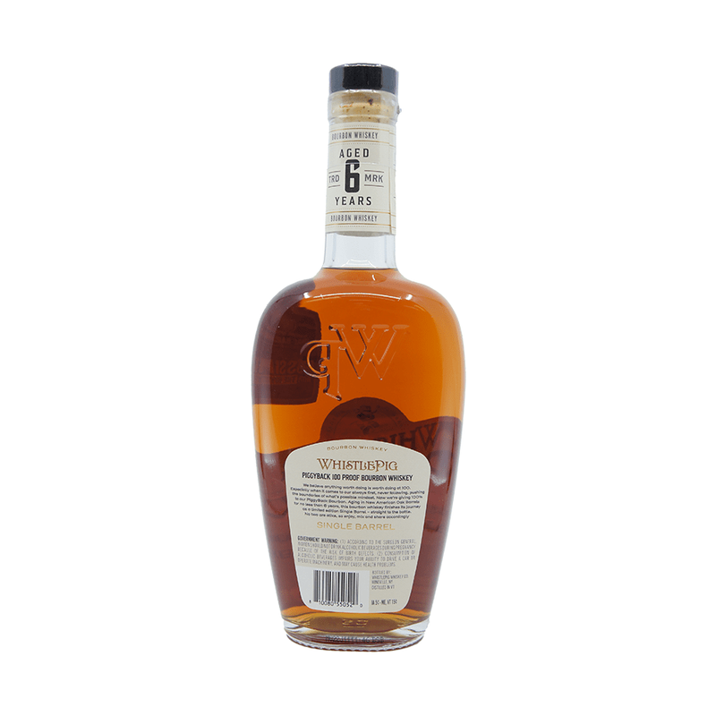 WhistlePig PiggyBack Bussin' With The Boys 6 Year Old Single Barrel Bourbon Whiskey - LoveScotch.com