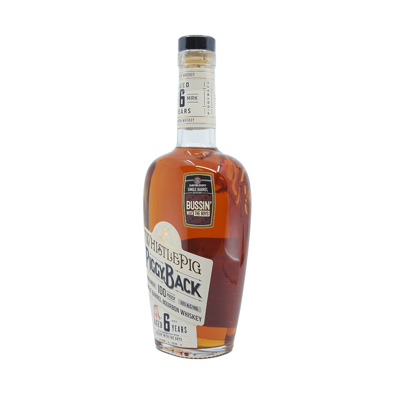 WhistlePig PiggyBack Bussin' With The Boys 6 Year Old Single Barrel Bourbon Whiskey - LoveScotch.com
