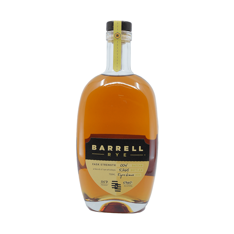 Barrell Rye 5 Year Old Batch #004 Cask Strength Rye Whiskey - LoveScotch.com