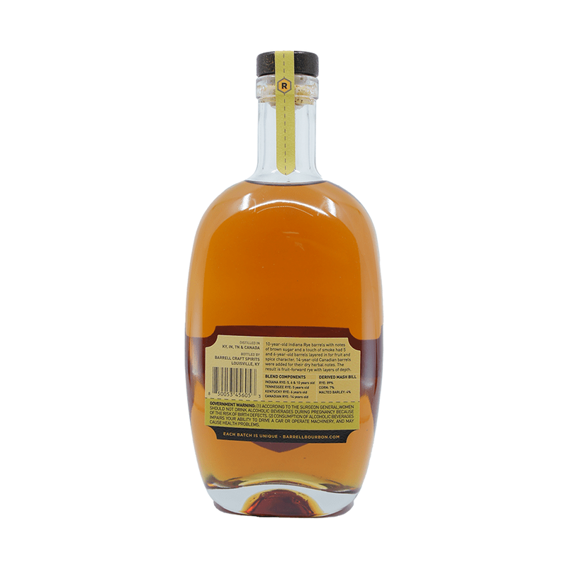 Barrell Rye 5 Year Old Batch #004 Cask Strength Rye Whiskey - LoveScotch.com