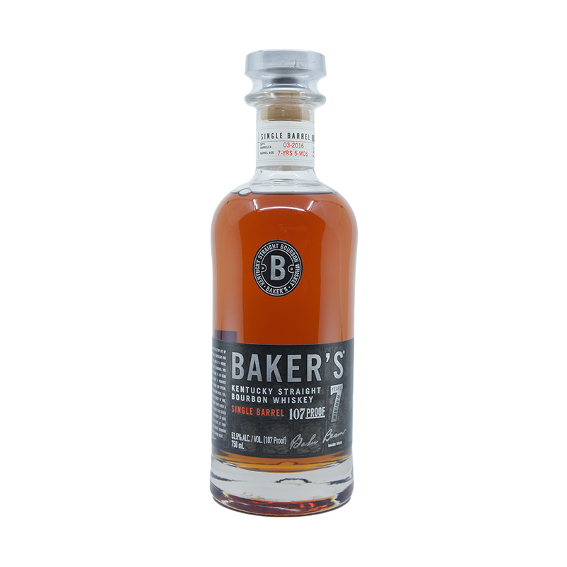 Baker's Single Barrel 7 Year Old Kentucky Straight Bourbon Whiskey - LoveScotch.com