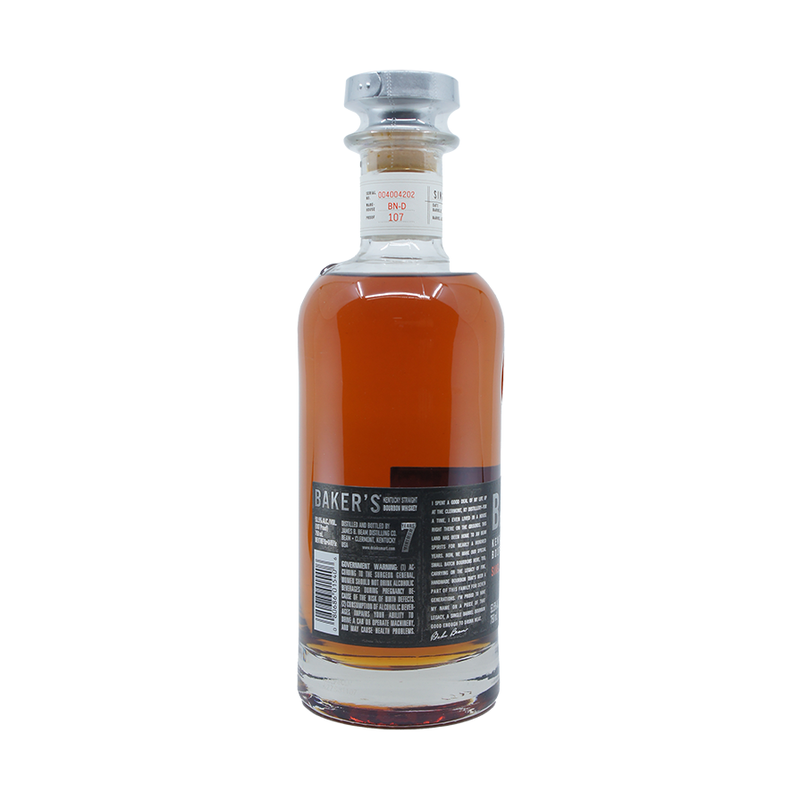 Baker's Single Barrel 7 Year Old Kentucky Straight Bourbon Whiskey - LoveScotch.com