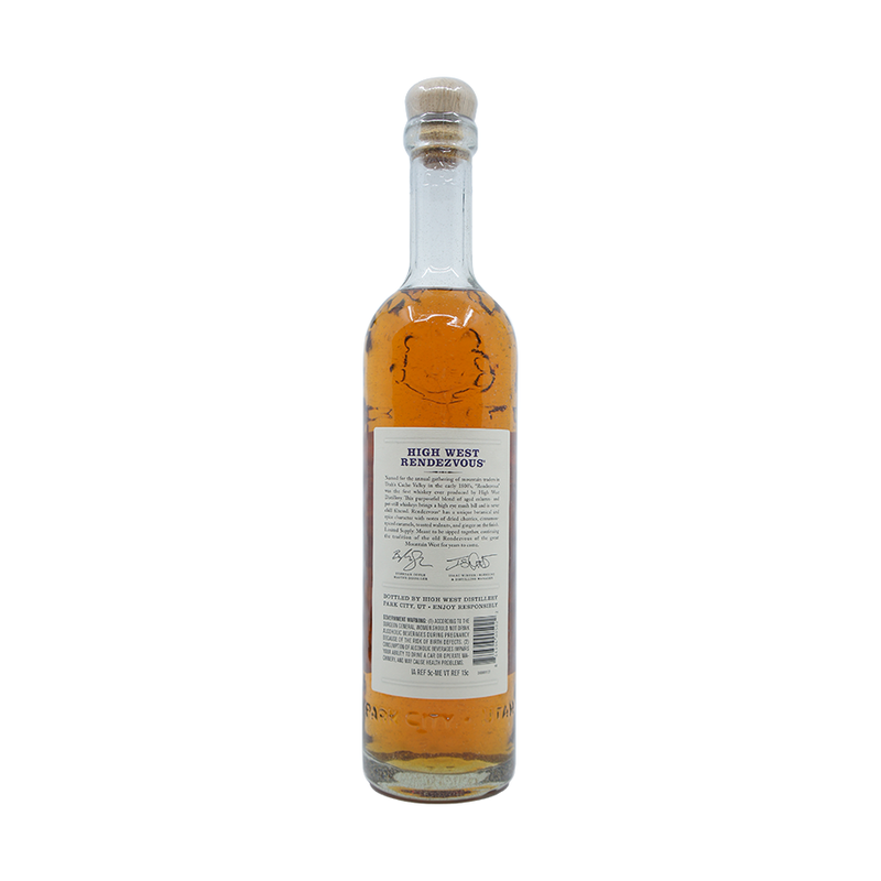 High West Rendezvous Rye Straight Rye Whiskey - LoveScotch.com