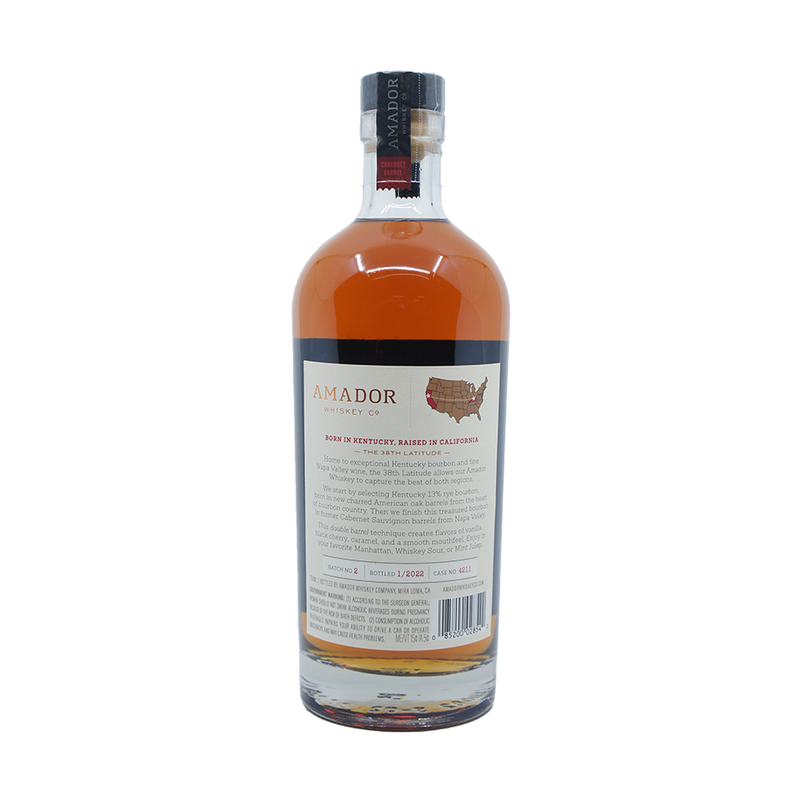 Amador Double Barrel Cabernet Sauvignon Finish Kentucky Bourbon Whiskey - LoveScotch.com