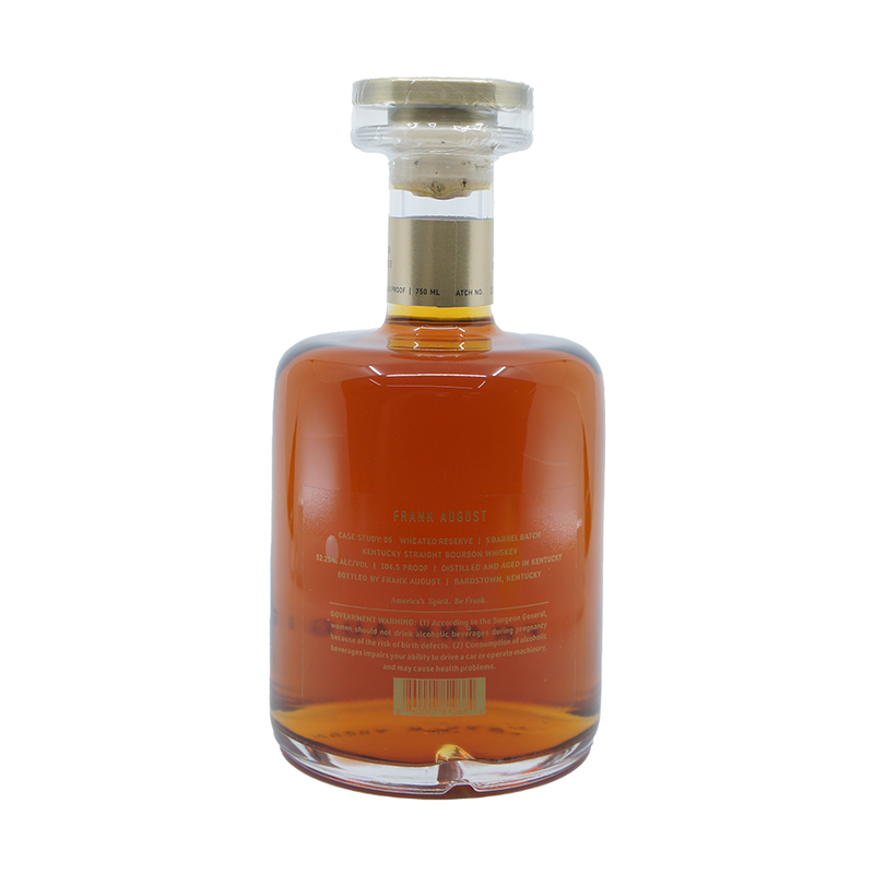 Frank August Case Study 05 Kentucky Straight Wheated Bourbon