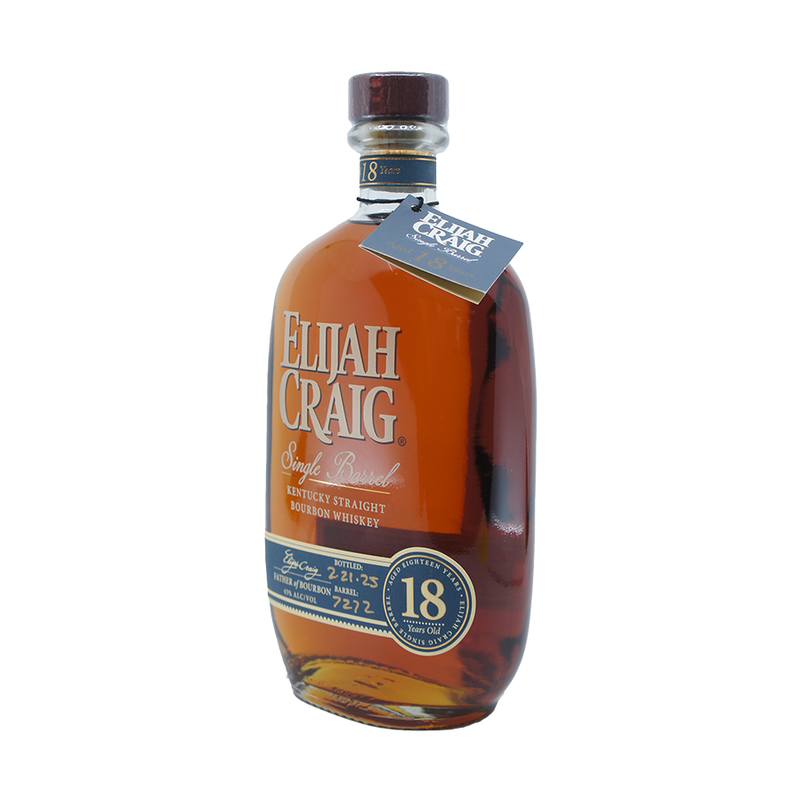 Elijah Craig 18 Year Old Single Barrel Kentucky Straight Bourbon Whiskey - LoveScotch.com