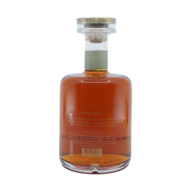 Frank August Small Batch Rye - LoveScotch.com