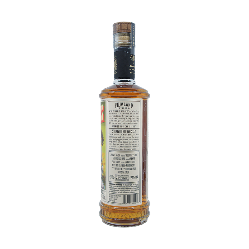 Filmland Spirits 'Ryes Of The Robots' Straight Rye Whiskey - LoveScotch.com