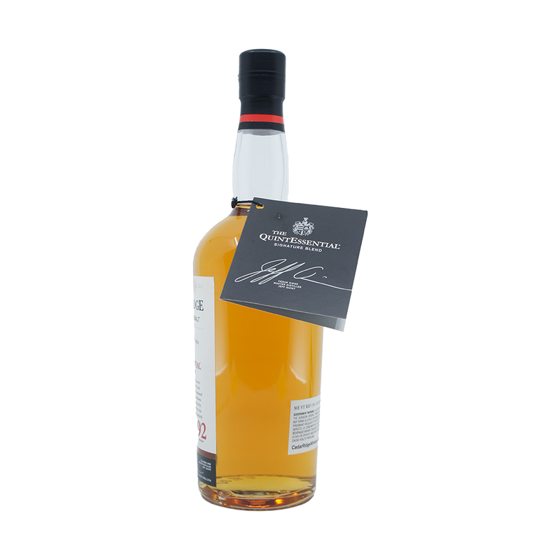 Cedar Ridge 'The QuintEssential' American Single Malt Whiskey - LoveScotch.com