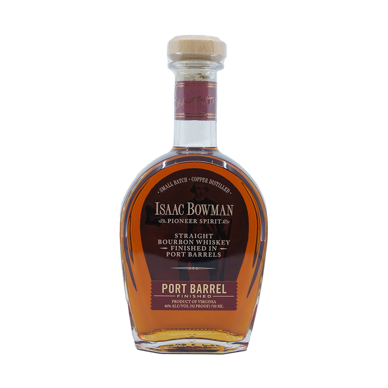 Isaac Bowman Port Barrel Finished Straight Bourbon Whiskey - LoveScotch.com