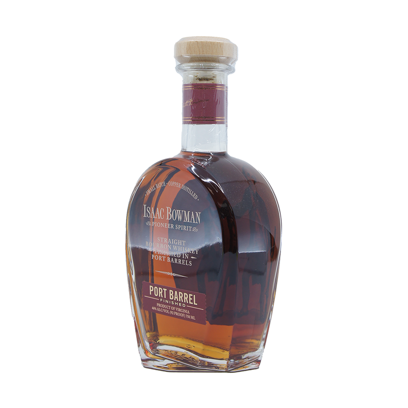 Isaac Bowman Port Barrel Finished Straight Bourbon Whiskey - LoveScotch.com