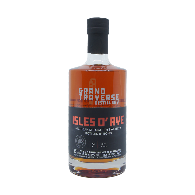 Grand Traverse Distillery 'Isles O Rye' Bottled in Bond Rye Whiskey - LoveScotch.com