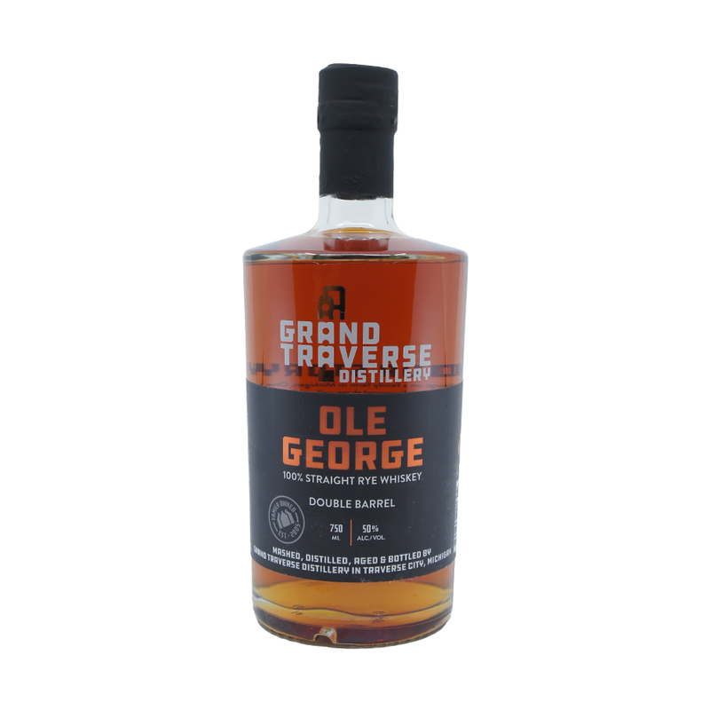 Grand Traverse Distillery Ole George Double Barrel Rye Whiskey - LoveScotch.com