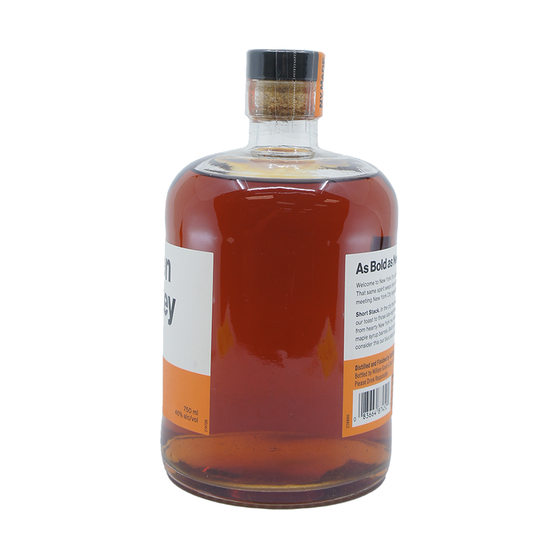 Hudson 'Short Stack' Maple Syrup Barrel Finished Straight Rye Whiskey - LoveScotch.com