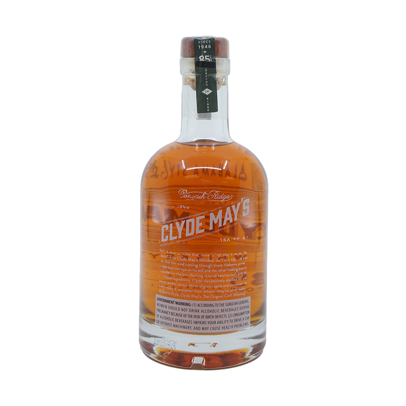 Clyde May's Alabama Style Whiskey 85 proof 375ml - LoveScotch.com