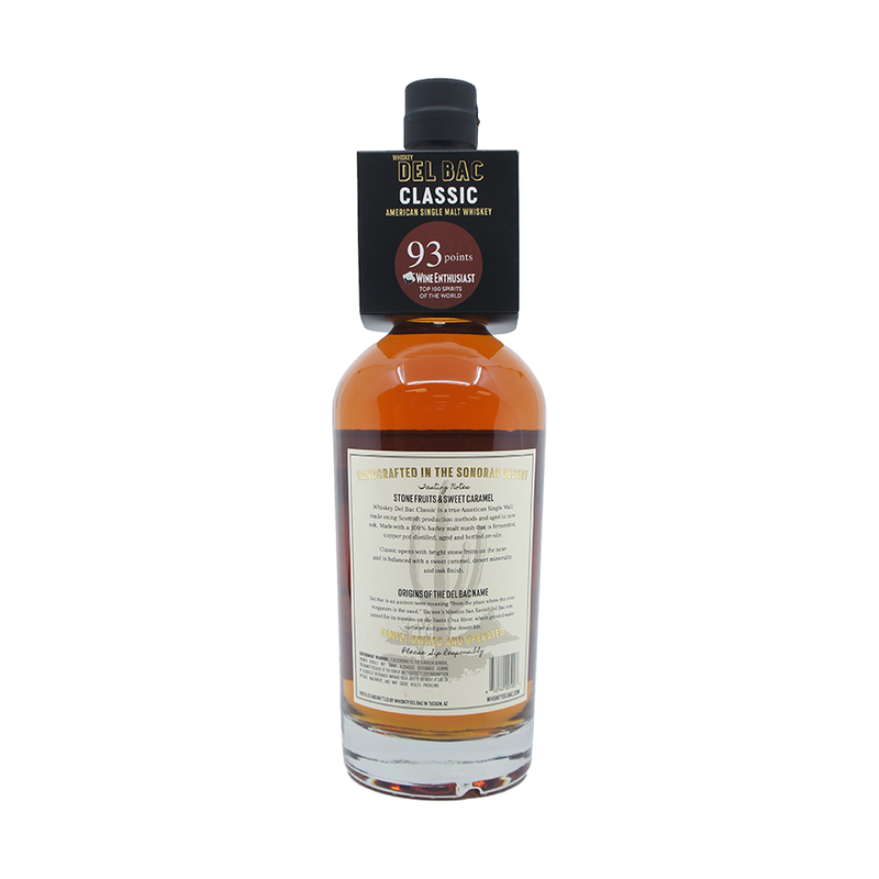 Del Bac Classic Unsmoked Single Malt Whiskey - LoveScotch.com