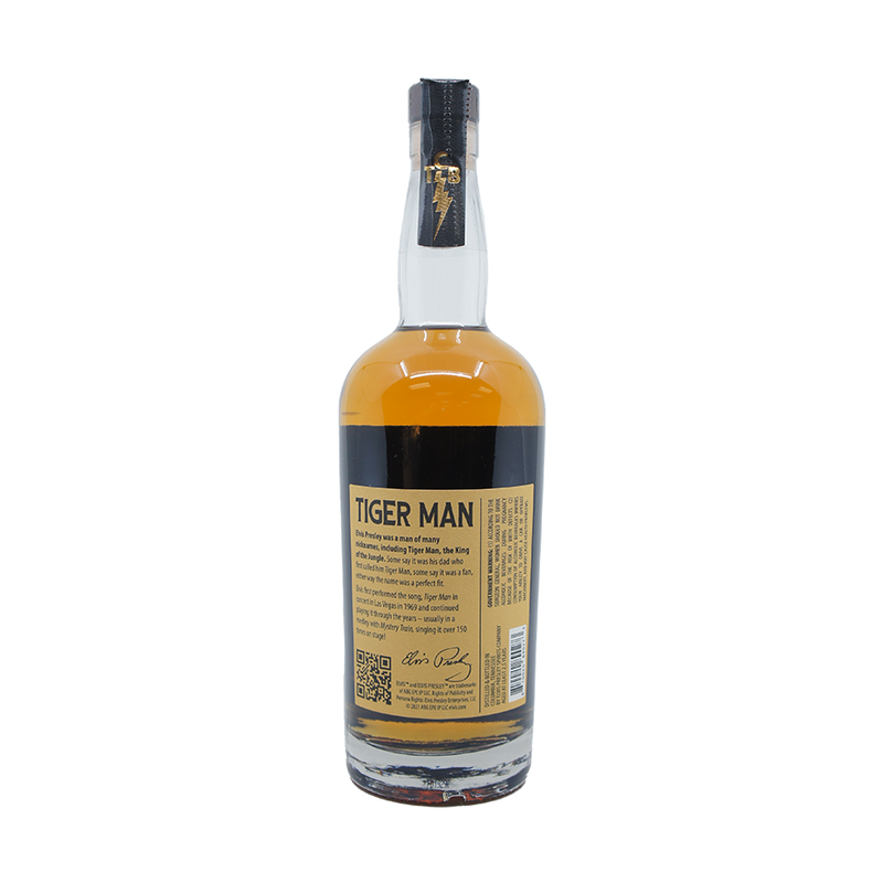 Elvis 'Tiger Man' Straight Tennessee Whiskey - LoveScotch.com