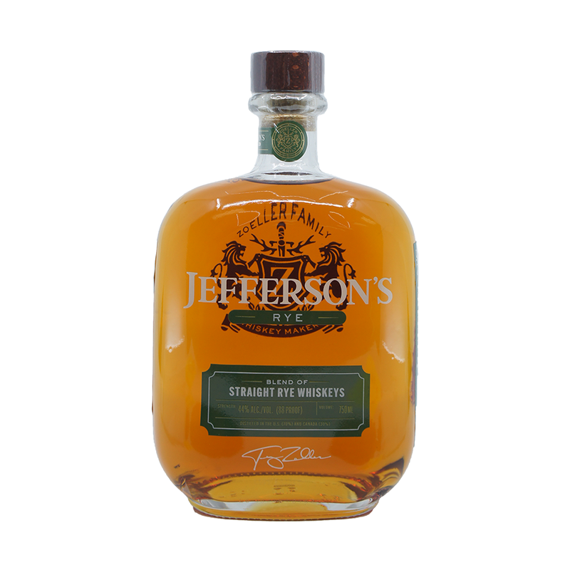 Jefferson's Small Batch Kentucky Straight Rye Whiskey - LoveScotch.com