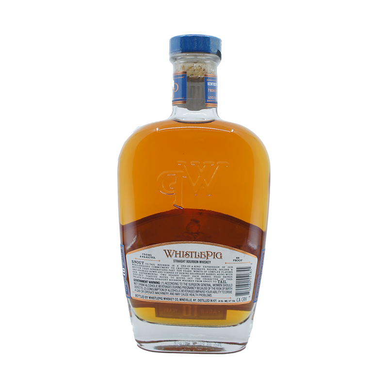 WhistlePig Snout To Tail 10 Year Old Toasted Bourbon - LoveScotch.com